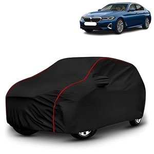 ayshu all-weather resistant car cover compatible with bmw 520d  triple-stitched mirror amp antenna pockets with elastic bottom hem amp buckle strap  dustproof uv protection