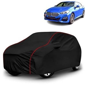 ayshu all-weather resistant car cover compatible with bmw 2 series  triple-stitched mirror amp antenna pockets with elastic bottom hem amp buckle strap  dustproof uv protection