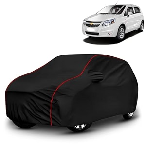 ayshu all-weather resistant car cover compatible with chevrolet sail uva  triple-stitched mirror amp antenna pockets with elastic bottom hem amp buckle strap  dustproof uv protection