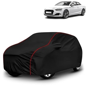 ayshu all-weather resistant car cover compatible with audi a5  triple-stitched mirror amp antenna pockets with elastic bottom hem amp buckle strap  dustproof uv protection