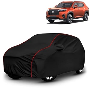 ayshu all-weather resistant car cover compatible with honda elevate  triple-stitched mirror amp antenna pockets with elastic bottom hem amp buckle strap  dustproof uv protection