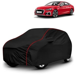ayshu all-weather resistant car cover compatible with audi s40  triple-stitched mirror amp antenna pockets with elastic bottom hem amp buckle strap  dustproof uv protection