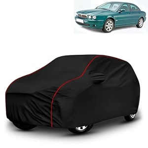 ayshu all-weather resistant car cover compatible with jaguar xtype  triple-stitched mirror amp antenna pockets with elastic bottom hem amp buckle strap  dustproof uv protection