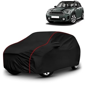 ayshu all-weather resistant car cover compatible with mini countryman coupe  triple-stitched mirror amp antenna pockets with elastic bottom hem amp buckle strap  dustproof uv protection
