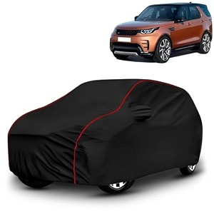 ayshu all-weather resistant car cover compatible with land rover discovery  triple-stitched mirror amp antenna pockets with elastic bottom hem amp buckle strap  dustproof uv protection