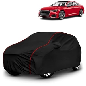 ayshu all-weather resistant car cover compatible with audi s5  triple-stitched mirror amp antenna pockets with elastic bottom hem amp buckle strap  dustproof uv protection