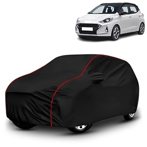 ayshu all-weather resistant car cover compatible with hyundai grand nios  triple-stitched mirror amp antenna pockets with elastic bottom hem amp buckle strap  dustproof uv protection