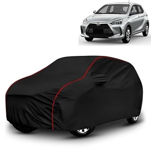 ayshu all-weather resistant car cover compatible with toyota wigo  triple-stitched mirror amp antenna pockets with elastic bottom hem amp buckle strap  dustproof uv protection