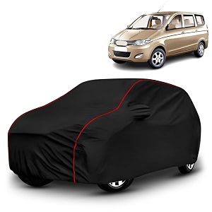 ayshu all-weather resistant car cover compatible with chevrolet enjoy  triple-stitched mirror amp antenna pockets with elastic bottom hem amp buckle strap  dustproof uv protection