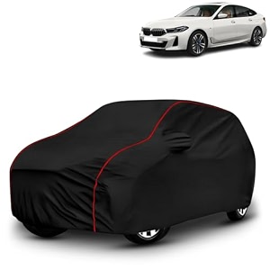 ayshu all-weather resistant car cover compatible with bmw 6 series  triple-stitched mirror amp antenna pockets with elastic bottom hem amp buckle strap  dustproof uv protection