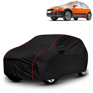 ayshu all-weather resistant car cover compatible with fiat avventura  triple-stitched mirror amp antenna pockets with elastic bottom hem amp buckle strap  dustproof uv protection