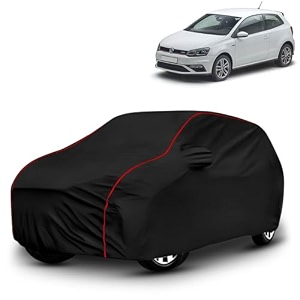 ayshu all-weather resistant car cover compatible with volkswagen gti  triple-stitched mirror amp antenna pockets with elastic bottom hem amp buckle strap  dustproof uv protection