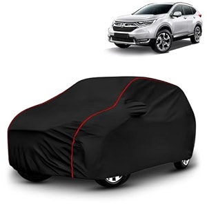 ayshu all-weather resistant car cover compatible with honda cr-v  triple-stitched mirror amp antenna pockets with elastic bottom hem amp buckle strap  dustproof uv protection