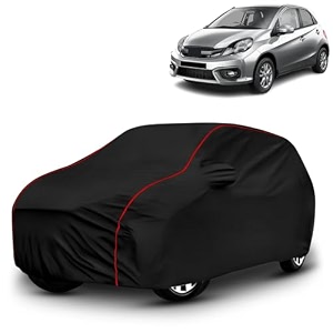 ayshu all-weather resistant car cover compatible with honda br-v  triple-stitched mirror amp antenna pockets with elastic bottom hem amp buckle strap  dustproof uv protection
