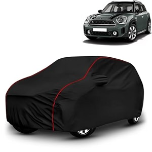 ayshu all-weather resistant car cover compatible with mini countryman  triple-stitched mirror amp antenna pockets with elastic bottom hem amp buckle strap  dustproof uv protection