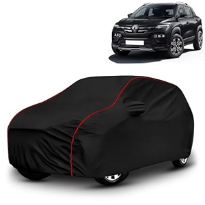 ayshu all-weather resistant car cover compatible with renault kiger  triple-stitched mirror amp antenna pockets with elastic bottom hem amp buckle strap  dustproof uv protection