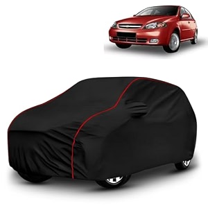 ayshu all-weather resistant car cover compatible with chevrolet optra 2005-2007  triple-stitched mirror amp antenna pockets with elastic bottom hem amp buckle strap  dustproof uv protection