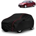 AYSHU All-Weather Resistant Car Cover Compatible with Tata Indigo XL (2007-2011) | Triple-Stitched Mirror &amp; Antenna Pockets with Elastic Bottom Hem &amp; Buckle Strap | Dustproof, UV Protection