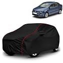 AYSHU All-Weather Resistant Car Cover Compatible with Volkswagen Ameo | Triple-Stitched Mirror &amp; Antenna Pockets with Elastic Bottom Hem &amp; Buckle Strap | Dustproof, UV Protection