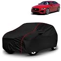 AYSHU All-Weather Resistant Car Cover Compatible with Jaguar XE | Triple-Stitched Mirror &amp; Antenna Pockets with Elastic Bottom Hem &amp; Buckle Strap | Dustproof, UV Protection