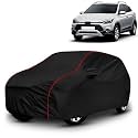 AYSHU All-Weather Resistant Car Cover Compatible with Hyundai i20 Active | Triple-Stitched Mirror &amp; Antenna Pockets with Elastic Bottom Hem &amp; Buckle Strap | Dustproof, UV Protection