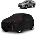 AYSHU All-Weather Resistant Car Cover Compatible with Toyota Urban Cruiser Hyryder | Triple-Stitched Mirror &amp; Antenna Pockets with Elastic Bottom Hem &amp; Buckle Strap | Dustproof, UV Protection