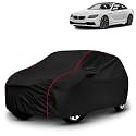 AYSHU All-Weather Resistant Car Cover Compatible with BMW 640D | Triple-Stitched Mirror &amp; Antenna Pockets with Elastic Bottom Hem &amp; Buckle Strap | Dustproof, UV Protection