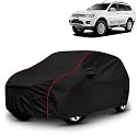 AYSHU All-Weather Resistant Car Cover Compatible with Mitsubishi Pajero Sport | Triple-Stitched Mirror &amp; Antenna Pockets with Elastic Bottom Hem &amp; Buckle Strap | Dustproof, UV Protection