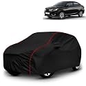 AYSHU All-Weather Resistant Car Cover Compatible with Honda Amaze | Triple-Stitched Mirror &amp; Antenna Pockets with Elastic Bottom Hem &amp; Buckle Strap | Dustproof, UV Protection
