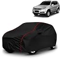 AYSHU All-Weather Resistant Car Cover Compatible with SsangYong Rexton | Triple-Stitched Mirror &amp; Antenna Pockets with Elastic Bottom Hem &amp; Buckle Strap | Dustproof, UV Protection