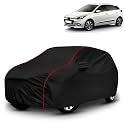 AYSHU All-Weather Resistant Car Cover Compatible with Hyundai Elite i20 | Triple-Stitched Mirror &amp; Antenna Pockets with Elastic Bottom Hem &amp; Buckle Strap | Dustproof, UV Protection