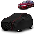 AYSHU All-Weather Resistant Car Cover Compatible with Honda City | Triple-Stitched Mirror &amp; Antenna Pockets with Elastic Bottom Hem &amp; Buckle Strap | Dustproof, UV Protection