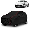 AYSHU All-Weather Resistant Car Cover Compatible with Kia EV6 | Triple-Stitched Mirror &amp; Antenna Pockets with Elastic Bottom Hem &amp; Buckle Strap | Dustproof, UV Protection