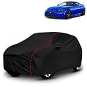 AYSHU All-Weather Resistant Car Cover Compatible with Jaguar XK | Triple-Stitched Mirror &amp; Antenna Pockets with Elastic Bottom Hem &amp; Buckle Strap | Dustproof, UV Protection