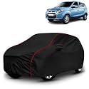 AYSHU All-Weather Resistant Car Cover Compatible with Maruti Suzuki Alto 800 | Triple-Stitched Mirror &amp; Antenna Pockets with Elastic Bottom Hem &amp; Buckle Strap | Dustproof, UV Protection