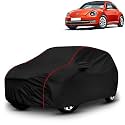 AYSHU All-Weather Resistant Car Cover Compatible with Volkswagen Beetle | Triple-Stitched Mirror &amp; Antenna Pockets with Elastic Bottom Hem &amp; Buckle Strap | Dustproof, UV Protection