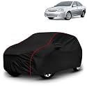 AYSHU All-Weather Resistant Car Cover Compatible with Chevrolet Optra SRV 1.6 (2006-2010) | Triple-Stitched Mirror &amp; Antenna Pockets with Elastic Bottom Hem &amp; Buckle Strap | Dustproof, UV Protection