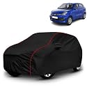 AYSHU All-Weather Resistant Car Cover Compatible with Maruti Suzuki Celerio | Triple-Stitched Mirror &amp; Antenna Pockets with Elastic Bottom Hem &amp; Buckle Strap | Dustproof, UV Protection