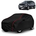 AYSHU All-Weather Resistant Car Cover Compatible with Tata Nexon | Triple-Stitched Mirror &amp; Antenna Pockets with Elastic Bottom Hem &amp; Buckle Strap | Dustproof, UV Protection