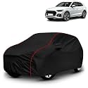 AYSHU All-Weather Resistant Car Cover Compatible with Audi Q5 | Triple-Stitched Mirror &amp; Antenna Pockets with Elastic Bottom Hem &amp; Buckle Strap | Dustproof, UV Protection