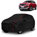 AYSHU All-Weather Resistant Car Cover Compatible with MG Hector | Triple-Stitched Mirror &amp; Antenna Pockets with Elastic Bottom Hem &amp; Buckle Strap | Dustproof, UV Protection