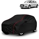 AYSHU All-Weather Resistant Car Cover Compatible with Audi A3 | Triple-Stitched Mirror &amp; Antenna Pockets with Elastic Bottom Hem &amp; Buckle Strap | Dustproof, UV Protection