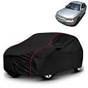 AYSHU All-Weather Resistant Car Cover Compatible with Hyundai Accent Viva | Triple-Stitched Mirror &amp; Antenna Pockets with Elastic Bottom Hem &amp; Buckle Strap | Dustproof, UV Protection