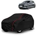 AYSHU All-Weather Resistant Car Cover Compatible with Hyundai i20 | Triple-Stitched Mirror &amp; Antenna Pockets with Elastic Bottom Hem &amp; Buckle Strap | Dustproof, UV Protection