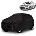 AYSHU All-Weather Resistant Car Cover Compatible with Mitsubishi Lancer | Triple-Stitched Mirror &amp; Antenna Pockets with Elastic Bottom Hem &amp; Buckle Strap | Dustproof, UV Protection
