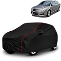 AYSHU All-Weather Resistant Car Cover Compatible with Opel Vectra | Triple-Stitched Mirror &amp; Antenna Pockets with Elastic Bottom Hem &amp; Buckle Strap | Dustproof, UV Protection