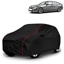 AYSHU All-Weather Resistant Car Cover Compatible with BMW 6GT | Triple-Stitched Mirror &amp; Antenna Pockets with Elastic Bottom Hem &amp; Buckle Strap | Dustproof, UV Protection