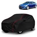 AYSHU All-Weather Resistant Car Cover Compatible with Ford Focus | Triple-Stitched Mirror &amp; Antenna Pockets with Elastic Bottom Hem &amp; Buckle Strap | Dustproof, UV Protection
