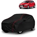 AYSHU All-Weather Resistant Car Cover Compatible with Hyundai i20 Sportz | Triple-Stitched Mirror &amp; Antenna Pockets with Elastic Bottom Hem &amp; Buckle Strap | Dustproof, UV Protection