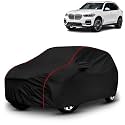 AYSHU All-Weather Resistant Car Cover Compatible with BMW X5M | Triple-Stitched Mirror &amp; Antenna Pockets with Elastic Bottom Hem &amp; Buckle Strap | Dustproof, UV Protection